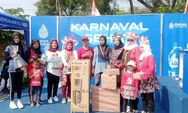 Pengurus RW 08 Perumahan GSI Gandeng Aqua Gelar Karnaval Senam Sehat 