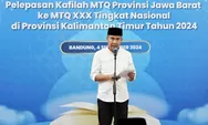 MTQ XXX, Lepas 160 Kafilah Jabar, Pesan Bey Machmudin: Momentum Perjuangkan Nilai Luhur Al-Qur'an di Pentas Nasional