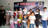 Jemput Bola, PWI Peduli Santuni Anak Yatim di Tujuh RW Kelurahan Harapan Jaya