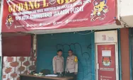 Anggota Polsek Kemayoran Lakukan Pengamanan Gudang Logistik KPU Kota Jakarta Pusat