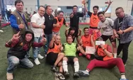 Gaspoll!! Kado Akhir Tahun, PWI Bekasi Raya Diganjar Juara Pertama Futsal antar Organisasi Wartawan 