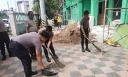 Polres Pelabuhan Tanjung Priok Gelar Kerja Bakti di Sejumlah Masjid