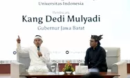 Kuliah Umum di UI, Gubernur Jabar  Paparkan Konsep Pembangunan Berbasis Budaya