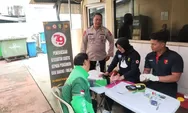 Sat Brimob PMJ Gelar Pemeriksaan Kesehatan Gratis Bagi Pengemudi Ojol