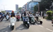 Wakil Wali Kota Bekasi Gaungkan Semangat Kemerdekaan Bersama Komunitas Vespa