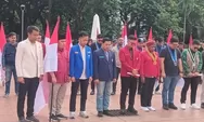 HUT RI ke 80, Cipayung Plus Bentangkan Bendera Merah Putih Sepanjang 80 Meter