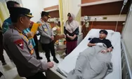 Kapolri Kunjungi Korban Ledakan SMAN 72 di RSI Cempaka Putih