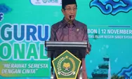 Menag RI Hadiri Kick Off Hari Guru Nasional 2025: “Merawat Semesta dengan Cinta” di Kampus UIN Syber Cirebon