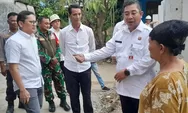 Kadis Perkim Jabar Didampingi Kadis Perkimtan Kab Bekasi Tinjau Pembangunan Rumah Panggung di Desa Buni Bakti