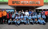 Wakil Wali Kota Bekasi Abdul Harris Bobihoe Sambut Hangat Kunjungan Murid-Murid TK ke Kantor BPBD