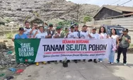 AMPL Ajak Tanam Pohon di Kaki Gunung Sampah Bantargebang, Begini Menurut Anggota DPRD Kota Bekasi
