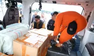 Helikopter AW169 Polri Distribusikan 348 Kg Logistik Kemanusiaan untuk Korban Bencana di Aceh Tamiang