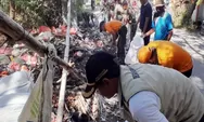 Gencarkan K3, Aparatur se Kecamatan  Babelan Bersihkan Sampah Liar 