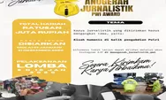 PWI Pusat Gelar AJP Award 2025, Total Rp 300 Juta: Perkuat Peran Jurnalisme di Bencana Sumatera