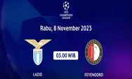 Prediksi Skor Lazio vs Feyenoord Liga Champions 2024, Feyenoord Ingin Kunci Puncak Klasemen Grup E