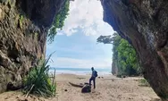 Pesona Wisata Pantai Goa Langir Yang Sempat Viral 