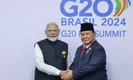 Prabowo Bertemu PM India, Ajak Kirim Ahli untuk Mengajar Pendidikan Kesehatan di Indonesia