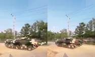 Viral Video Tank Militer Kamboja Lintasi Jalan di Tengah Konflik Meningkat dengan Thailand Usai Insiden Tewasnya Tentara di Perbatasan