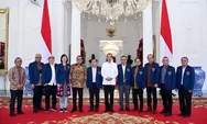 Pengurus PWI Pusat Diterima Presiden Jokowi di Istana Merdeka