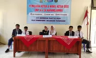 Pemilihan Ketua dan Wakil Ketua OSIS SMP Negeri 4 Satu Atap Karangjambu Berjalan Sukses dan Demokratis