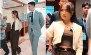 Diajak ajak Verrell Bramasta keliling gedung DPR RI, outfit Fuji banyak tuai kritikan netizen 