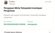 VIRAL! Warga Jakarta keluhkan Macbook Pro yang dipesannya di Tokopedia dengan pengantaran Gojek mendadak hilang dalam pengiriman