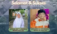 Dua siswa MAN 2 Mataram raih medali perunggu di ajang Nasional Superstar Science Olympiad (SSO) 5th MAN Batam