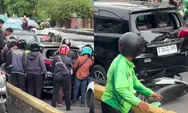Viral Toyota Calya Lawan Arah di Gunung Sahari Jakarta Pusat, Sopir Diduga Gunakan Nopol Palsu
