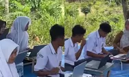 Akses internet terbatas, siswa di Sumbar cari sinyal ke bukit