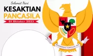 10 Twibbon Hari Kesaktian Pancasila Desain Terbaru, Bisa Dijadikan Foto Profil dan Kartu Ucapan