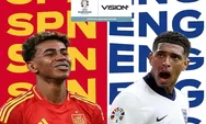 Jadwal Final Euro 2024 : Spanyol vs Inggris, Siapa yang Bakal Bawa Trofi?