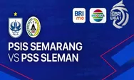 Link Live Streaming BRI Liga 1 : PSIS Semarang vs PSS Sleman Yang Segera Berlangsung di Vidio Gratis