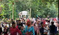 Puluhan Ribu Pengunjung Serbu Kebun Raya Bogor
