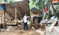 Wisata Curug Leuwi Asih Babakanmadang Diterjang Banjir, Warung hingga Jembatan Porak Poranda