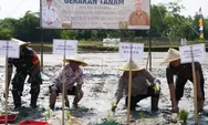 Gerakan Tanam Padi di Parungpanjang, Ini Harapan Pj Bupati Bogor