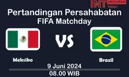 Siapa yang Menang? Laga Persahabatan Brasil vs Meksiko, Saksikan Pertandingannya!