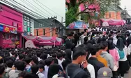 Lautan Manusia di Cianjur: Ribuan Pelamar Kerja Padati Jalan Siliwangi Demi Rebutan Kursi di Toko Ritel Baru!