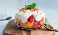 Resep Salad Buah Yogurt, Rendah Gula Tanpa Tambahan Kental Manis