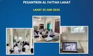 Bapas Kelas II Lahat Gelar Gladi Bersih Gerakan Nasional Klien Peduli di Ponpes Al-Fatah