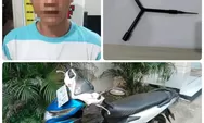 Satreskrim Polres Lahat Ungkap Kasus Percobaan Pencurian Sepeda Motor di Gunung Gajah