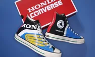 Pecinta sneakers dan hobi motor kumpul! Converse jual sepatu edisi khusus rayakan 75 tahun Honda