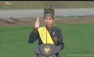 Jokowi Tampil Modis dengan Baju Adat Teluk Belange Hitam dalam Upacara Hari Pancasila