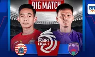 Link Live Streaming dan Susunan Pemain Persija Jakarta vs Persita Tangerang di BRI Liga 1