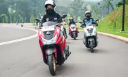 Para Influencer Uji Performa Yamaha LEXi LX 155 dalam Event Test Ride