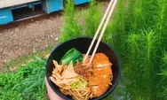 Bakmi Asmara, Tempat Kuliner Viral di Bogor Ini, Tawarkan Sajian dengan View Kereta Seperti di Vietnam