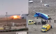 Detik-detik Pesawat Azerbaijan Airlines Jatuh di Kazakhstan, 28 Penumpang Selamat