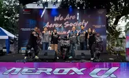 Ribuan Bikers Aerox Padati Jakarta, Rayakan We Are Aerox Society