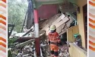 Bangunan Ambruk di Kelurahan Kebon Pedes Akibat Hujan Deras, Akses Jalan Warga Tertutup