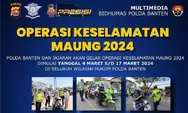 Polda Banten Gelar Opeerasi Keselamatan Maung, Pengendara Diimbau Lengkapi Surat - Surat