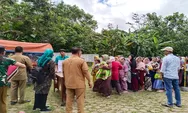 Langsung Diserbu Emak - Emak, Satgas Pangan Gelar Operasi Pasar Beras Murah di Kabupaten Serang